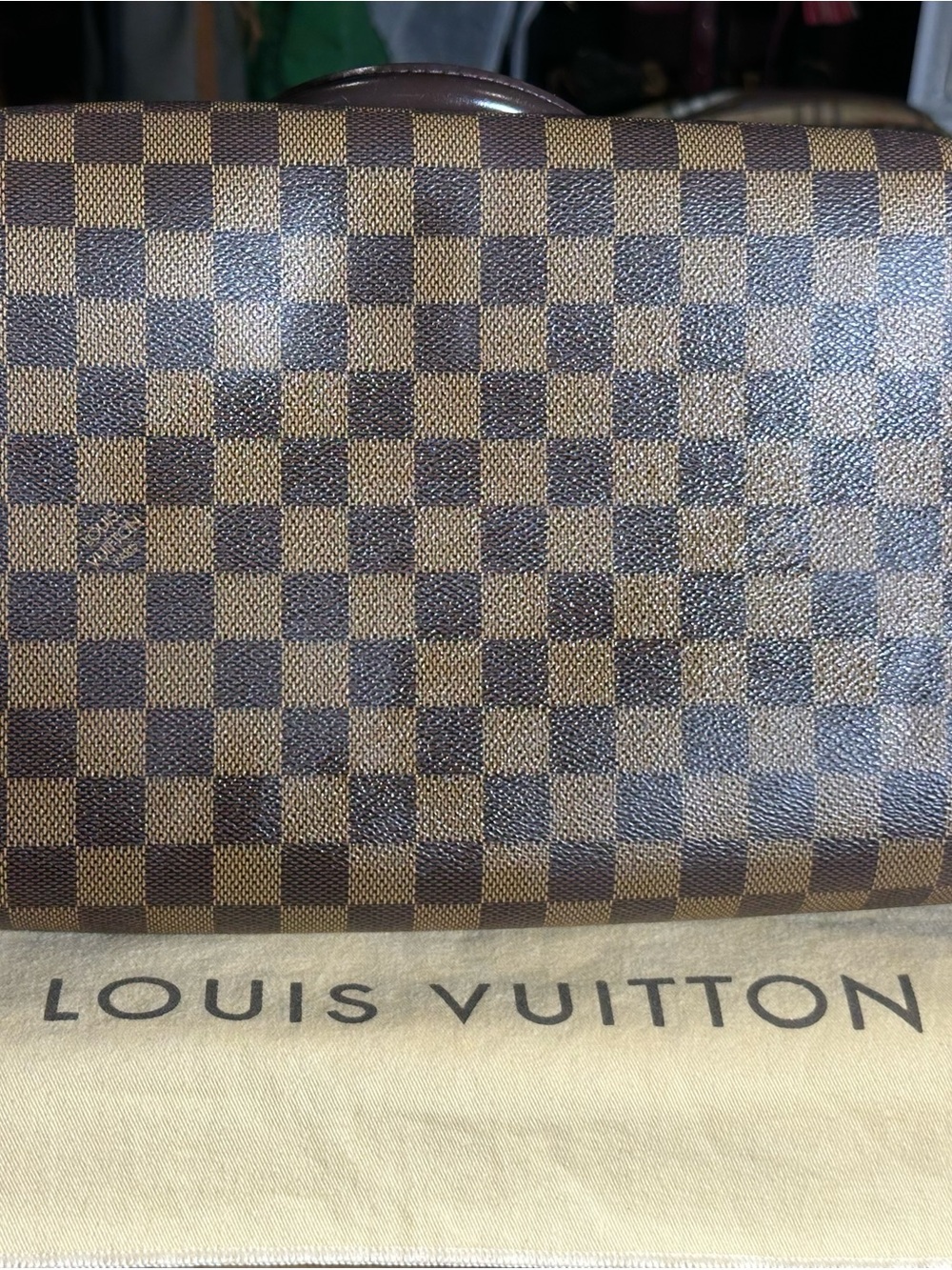 Louis Vuitton Brown Damier Ribera Dome Satchel - Picture 3 of 6